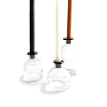Load image into Gallery viewer, Skinny Taper glass candle holders
