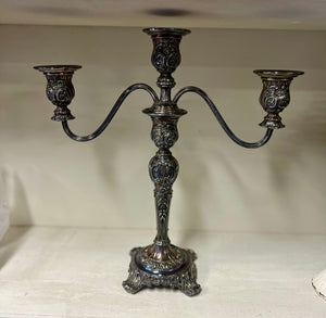 Vintage Silver Candle Holders