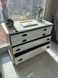 Refinished White Dresser/Cabinet
