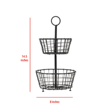 Load image into Gallery viewer, Tiered Metal Baskets

