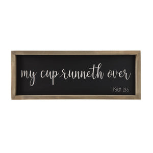 My Cup Runneth Over Wall Decor