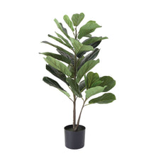 Load image into Gallery viewer, Faux Fiddle Fig Leaf Plant in Pot
