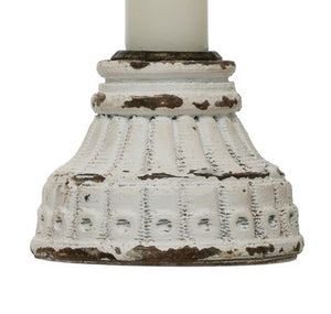 Embossed Resin Candle Holder